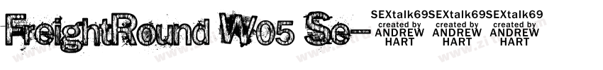 FreightRound W05 Se字体转换